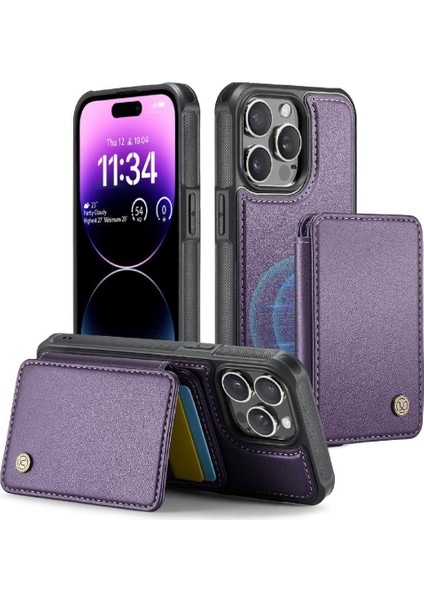 IPhone 14 Için Kılıf Pro Max Standı Fonksiyonu 2 In 1 Işlevsellik Rfıd (Yurt Dışından)