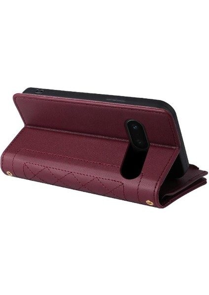 Google Piksel 7 Pro Kayış Darbeye Dayanıklı Cüzdan Kart Yuvaları Için Flip Case (Yurt Dışından) modelleri