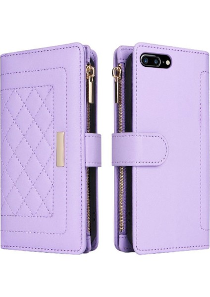 IPhone 6 Için Flip Case Artı Kart Yuvaları Kayış Darbeye Cüzdan (Yurt Dışından)
