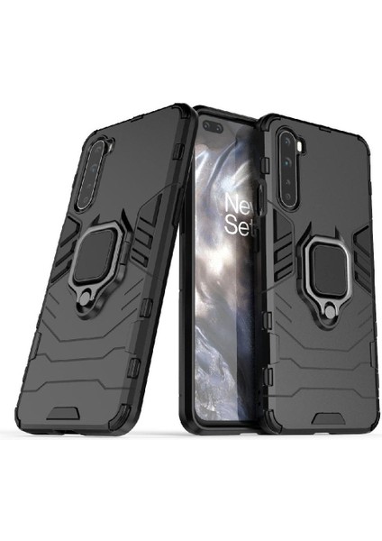 Oneplus Nord Askeri Sınıf Koruma Için Halka Araba Montaj Kickstand Durumda (Yurt Dışından)