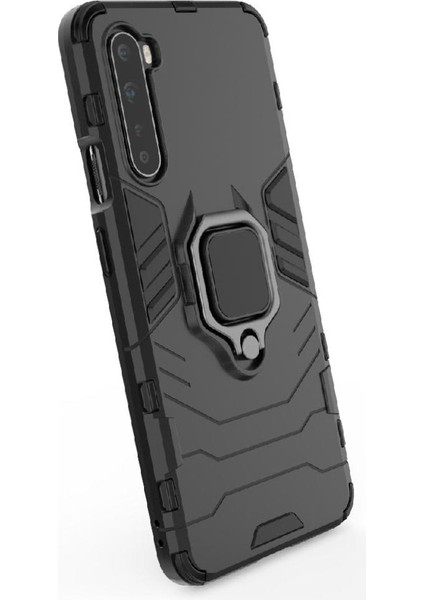 Oneplus Nord Askeri Sınıf Koruma Için Halka Araba Montaj Kickstand Durumda (Yurt Dışından) indirimleri