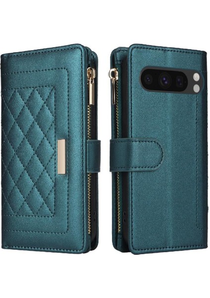 Google Piksel 8 Pro Kayış Kart Yuvaları Için Flip Case Darbeye Cüzdan (Yurt Dışından)