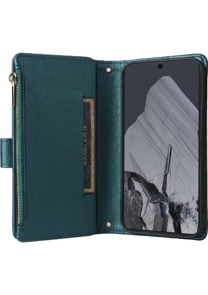 Google Piksel 8 Pro Kayış Kart Yuvaları Için Flip Case Darbeye Cüzdan (Yurt Dışından)