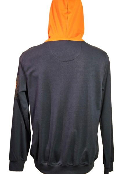 1319301 Erkek Kapşonlu Sweatshirt Admiral Blue