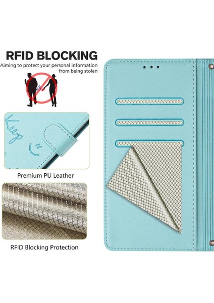 Tecno Pop 5c Flıp Kapak Kart Tutucu Cüzdan Pu Deri Rfıd Için Kılıf (Yurt Dışından)