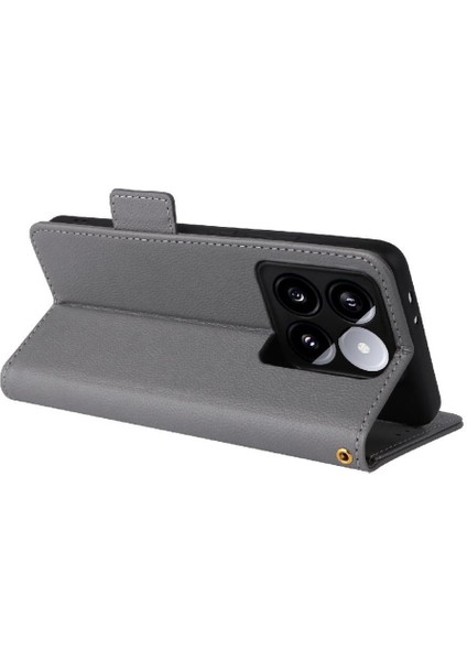 Xiaomi 14T Manyetik Pu Deri Yan Toka Cüzdan Kart Yuvaları Için Flip Case (Yurt Dışından) fiyatları