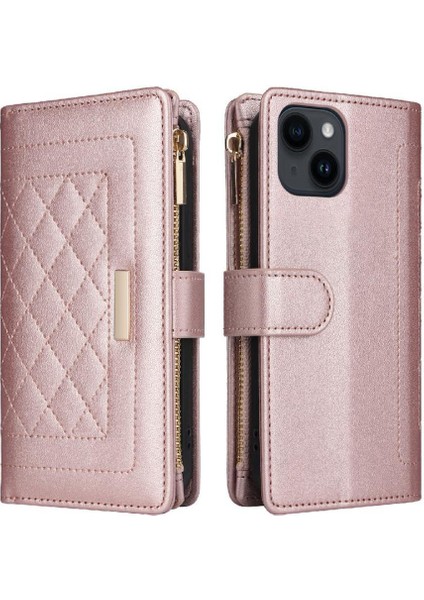 IPhone 13 Kart Yuvaları Kayış Darbeye Dayanıklı Cüzdan Için Flip Case (Yurt Dışından) modelleri