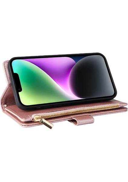 IPhone 13 Kart Yuvaları Kayış Darbeye Dayanıklı Cüzdan Için Flip Case (Yurt Dışından) fırsatları
