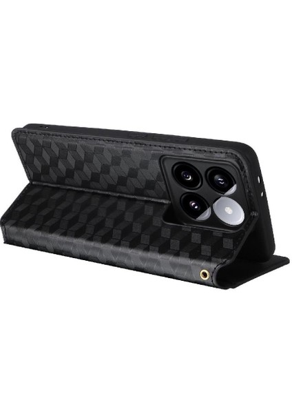 Xiaomi 14T Manyetik Kapatma Kart Yuvaları Için Flip Case Tutucu 3D Desen (Yurt Dışından) fırsatları