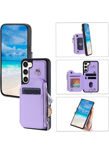 Galaxy S23 Flip Folio Kılıf Için Cüzdan Durumda Kickstand Rfıd Engelleme (Yurt Dışından)