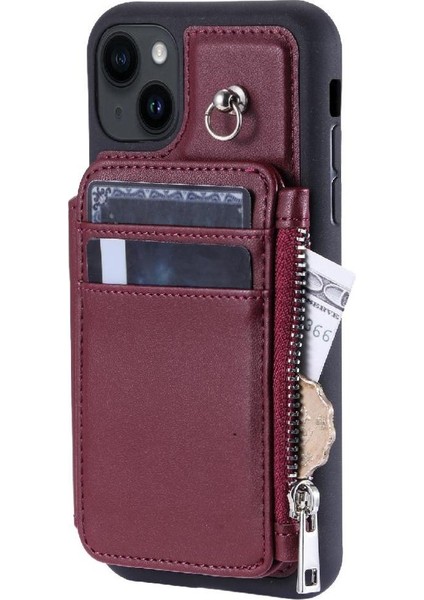 IPhone 13 Için Cüzdan Durumda Rfıd Engelleme Kickstand Flip Folio Kılıf 3 Büyük (Yurt Dışından) indirimleri