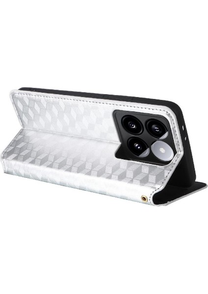 Xiaomi 14T Manyetik Kapatma Kart Yuvaları Için Flip Case Tutucu 3D Desen (Yurt Dışından) fiyatları