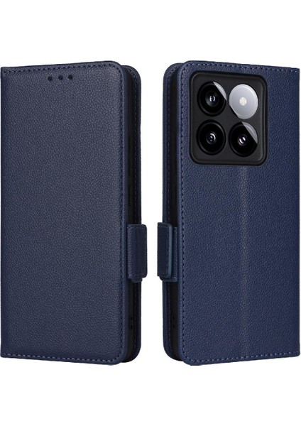 Xiaomi 14T Manyetik Pu Deri Yan Toka Cüzdan Kart Yuvaları Için Flip Case (Yurt Dışından) fiyatları
