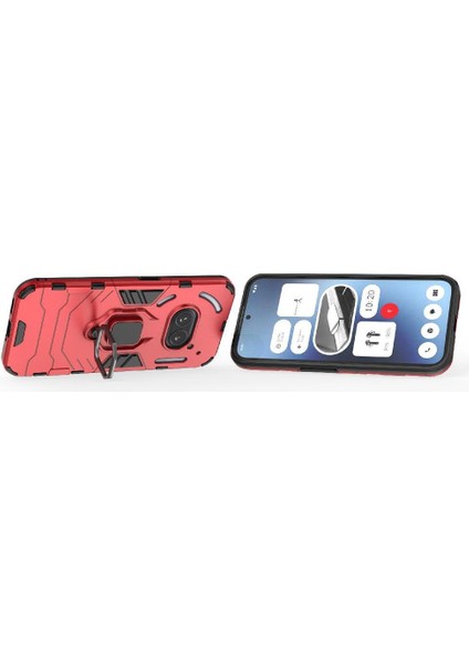 Nothing Telefon 2A Askeri Sınıf Metal Halka Araba Montaj Kickstand Durumda (Yurt Dışından) fırsatları