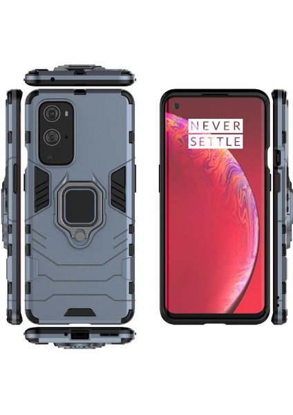Oneplus 9 Pro Askeri Sınıf Koruma Için Halka Araba Montaj Kickstand Durumda (Yurt Dışından)