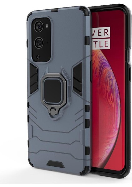 Oneplus 9 Pro Askeri Sınıf Koruma Için Halka Araba Montaj Kickstand Durumda (Yurt Dışından)