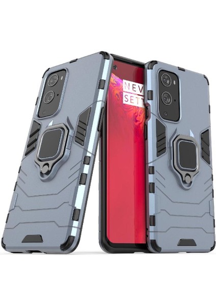 Oneplus 9 Pro Askeri Sınıf Koruma Için Halka Araba Montaj Kickstand Durumda (Yurt Dışından)