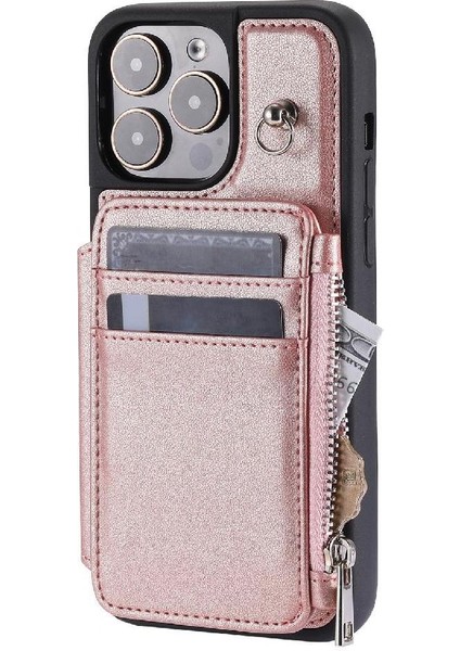 IPhone 15 Için Cüzdan Durumda Pro Rfıd Engelleme Flip Folio Kılıf Kickstand Pu 3 (Yurt Dışından) indirimleri