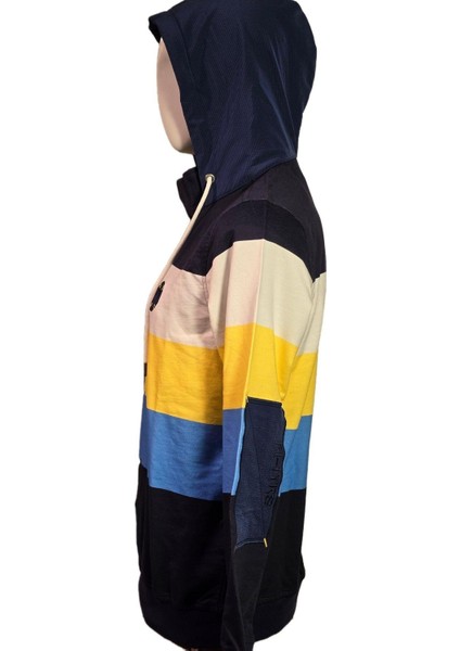 1319603 Erkek Kapşonlu Sweatshirt Admiral Blue