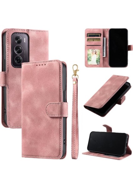 Oppo Oppo 12 Pro 5g Için Flip Case Manyetik Bilek Kayışı Pu Deri Cüzdan (Yurt Dışından) indirimleri