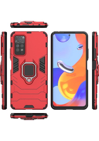 Halka Araba Montaj Kickstand Durumda Xiaomi Redmi Için Not 12 Pro 4g Metal Halka (Yurt Dışından)
