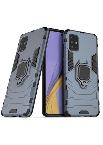 Halka Araba Dağı Kickstand Kılıf Galaxy A51 5g Askeri Sınıf (Yurt Dışından) fırsatları