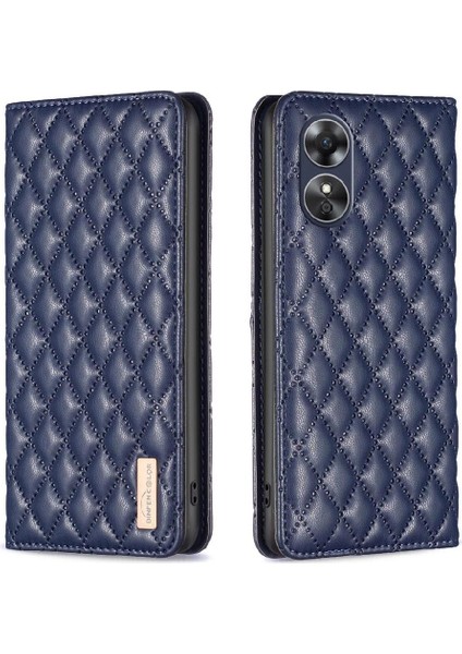 Oppo A17/A17K Manyetik Kapatma Kart Yuvaları Tutucu Cüzdan Tam Için Flip Case (Yurt Dışından)