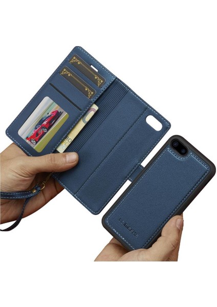 IPhone Se 2020/2022 Bölünmüş Deri Cüzdan Telefon Kapak Pu Kılıf Için Flip Case (Yurt Dışından) modelleri