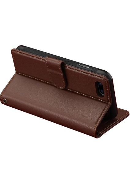 IPhone Se 2020/2022 Bölünmüş Deri Cüzdan Telefon Kapak Pu Kılıf Için Flip Case (Yurt Dışından) fırsatları