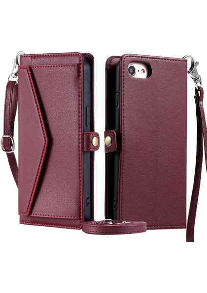 Cüzdan Crossbody Kılıf IPhone 6/6s Rfıd Engelleme Cüzdan Kılıf Kadınlar Için (Yurt Dışından)