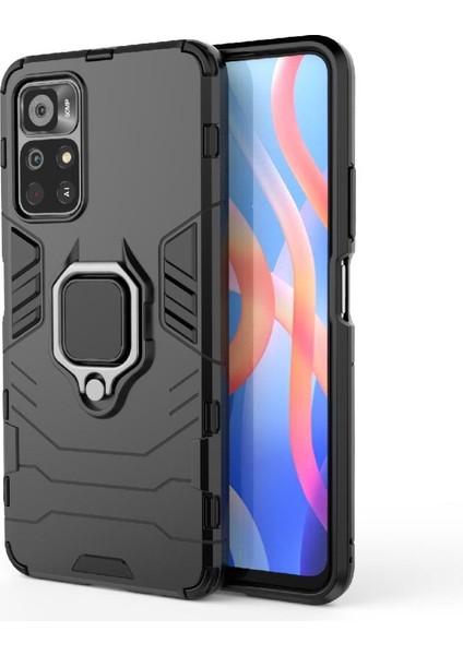 Halka Araba Montaj Kickstand Durumda Xiaomi Redmi Için Not 11T 5g Askeri Sınıf (Yurt Dışından)