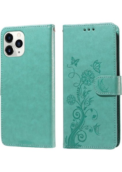 IPhone 11 Pro Max Cardyuvaları Çiçek Deri Flip Case Için Flip Case (Yurt Dışından)