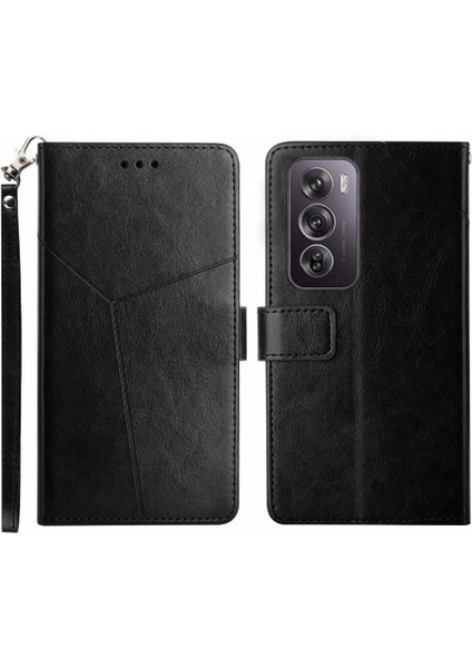 Oppo RENO12 Pro 5g Için Kılıf Kapak Kapak Kitap Katlanır Deri Cüzdan Tpu (Yurt Dışından)