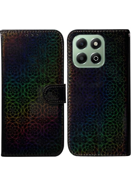 Onur X6B Glitter Renkli Standı Tutucu Cüzdan Kılıf Premium Için Flip Case (Yurt Dışından)