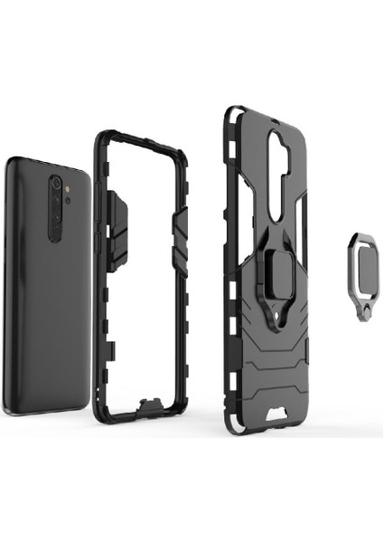 Halka Araba Dağı Kickstand Vaka Xiaomi Redmi Not 8 Için Pro Darbeye Sınıf (Yurt Dışından) fiyatları