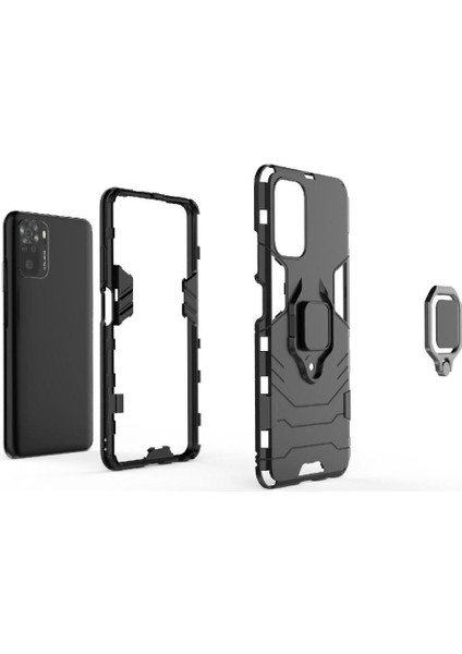 Halka Araba Montaj Kickstand Durumda Xiaomi Redmi Not 10 4g Kickstand Metal (Yurt Dışından) modelleri