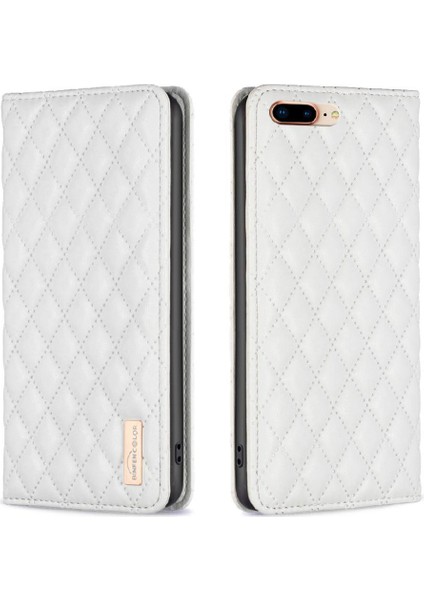 IPhone 7 Için Flip Case Artı/8 Artı Darbeye Cüzdan Manyetik Kapatma Tam (Yurt Dışından)