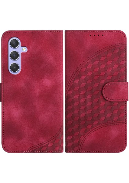 Galaxy A16 Için Flip Case Pu Deri Kapak Çevirin Manyetik Kart Durumda (Yurt Dışından)