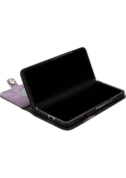 Galaxy Z Için Kılıf Fold Kart Yuvası Standı ile 6 Flip Folio Kitap Pu (Yurt Dışından) fırsatları