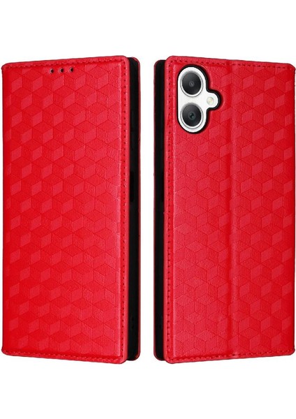 Galaxy A06 Manyetik Kapatma Cüzdan 3D Desen Kartı Için Flip Case (Yurt Dışından)