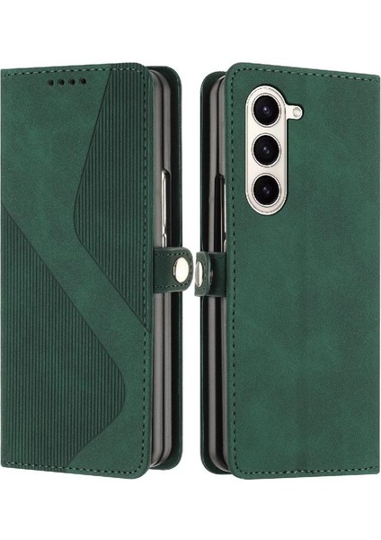 Galaxy Z Için Kılıf Fold 6 Folio Kapak Kart Yuvaları Tutucu Pu Deri (Yurt Dışından) modelleri