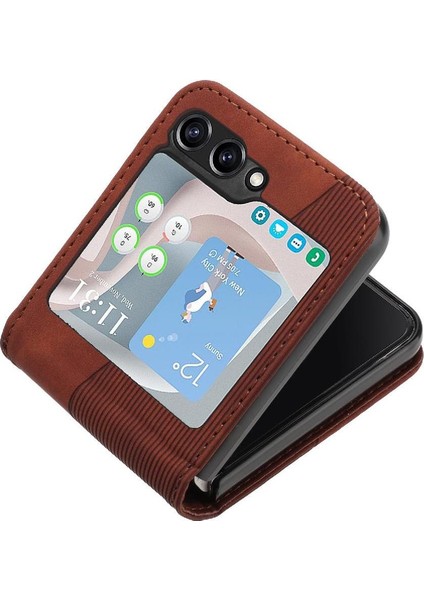 Galaxy Z Flip 6 Pu Deri Manyetik Folio Kapak Cüzdan (Yurt Dışından) indirimleri