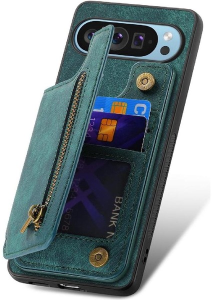 Google Piksel 9 Pro Xl Için Kılıf Katlanabilir Arka Kapak Standı Fonksiyonu Vintage (Yurt Dışından)