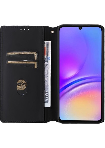 Galaxy A06 Manyetik Kapatma Cüzdan 3D Desen Kartı Için Flip Case (Yurt Dışından)