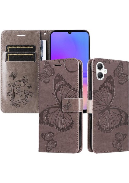 Galaxy A06 Flip Kickstand Manyetik Kapak Darbeye Kapak (Yurt Dışından)