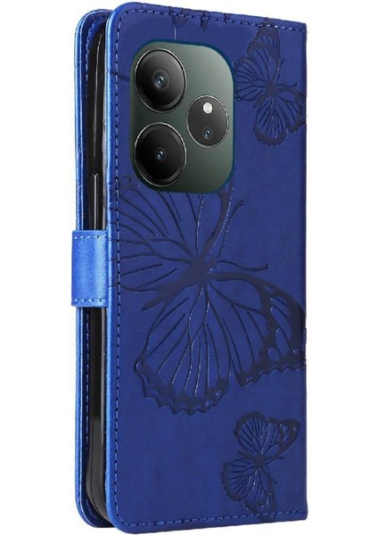 Realme Gt 6 Flip Kickstand Için Kılıf Kart Yuvası Standı ile Darbeye Kapak (Yurt Dışından)
