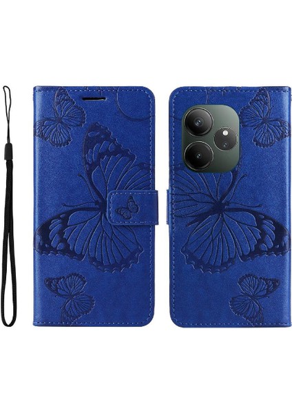 Realme Gt 6 Flip Kickstand Için Kılıf Kart Yuvası Standı ile Darbeye Kapak (Yurt Dışından)