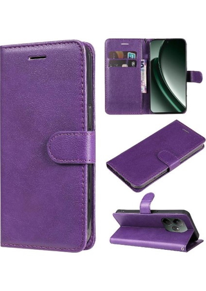 Kart Yuvası Katı ile Realme Gt 6 Iş Cüzdan Telefon Kılıfı Için Flip Case (Yurt Dışından)