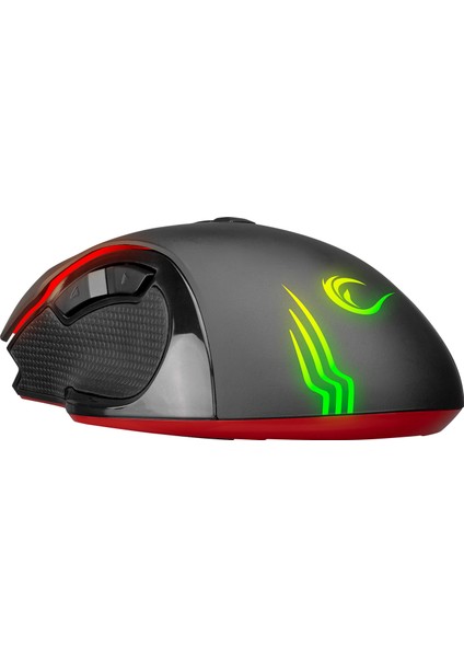 SMX-G38 Claw USB 8 Makro Tuşlu 7200DPI Rgb Ledli Oyuncu Mouse