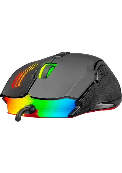 SMX-G38 Claw USB 8 Makro Tuşlu 7200DPI Rgb Ledli Oyuncu Mouse